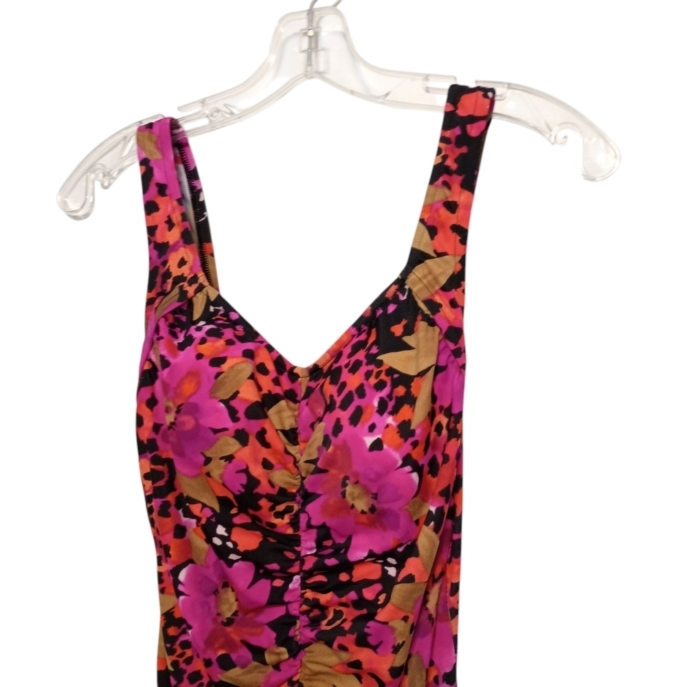 Rose Marie Reid - Floral One-Piece Swimsuit - Size 12 - Picture 2 of 9